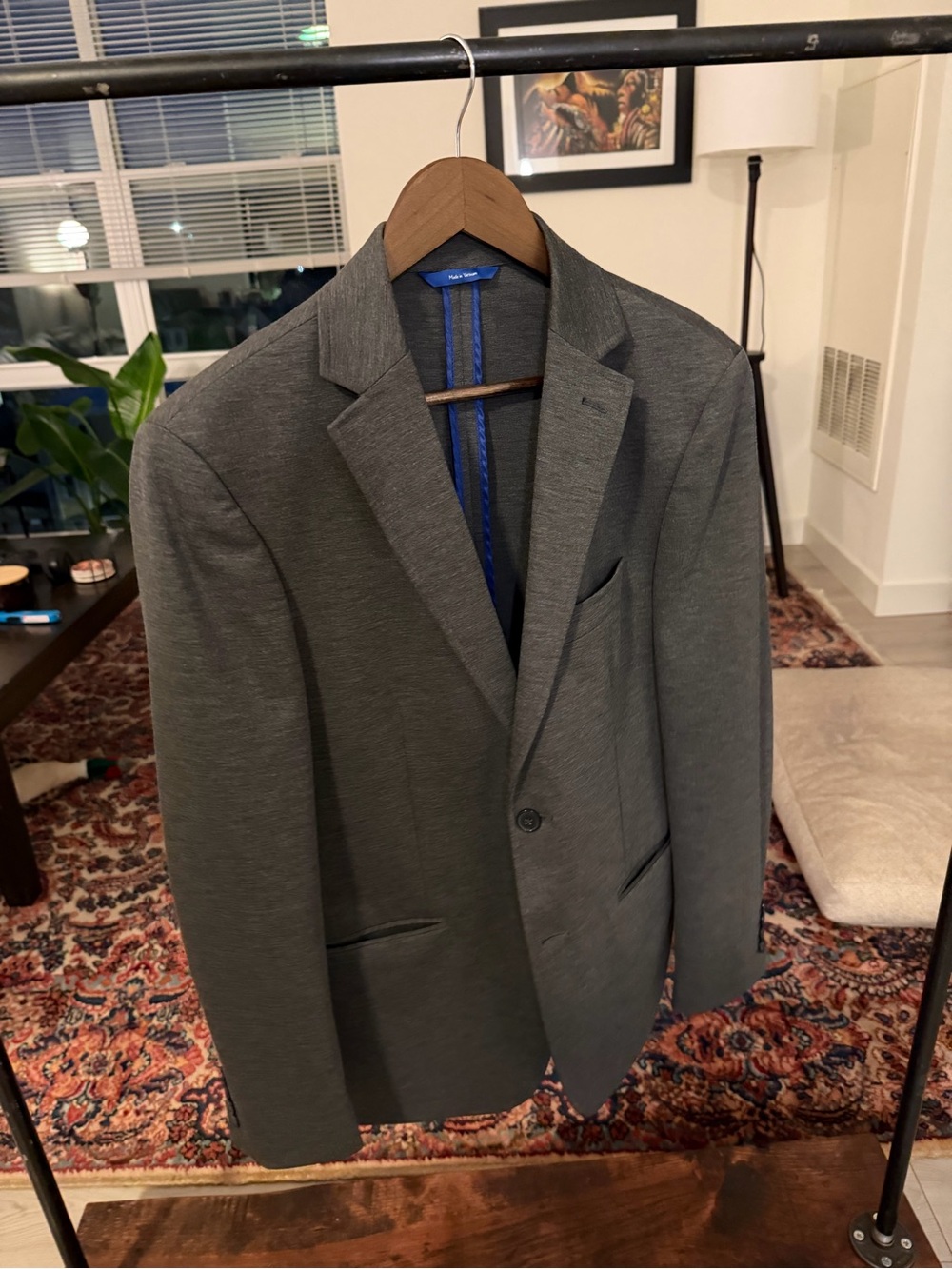 Apt. 9 Gray Single-Breasted Sport Coat